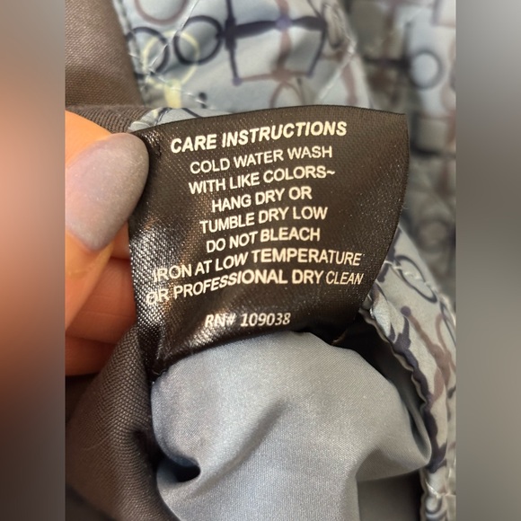 Romfh Hampton Quilted Vest Blue Gray Equestrian Riding Performance Zip Vest XS - Picture 10 of 11